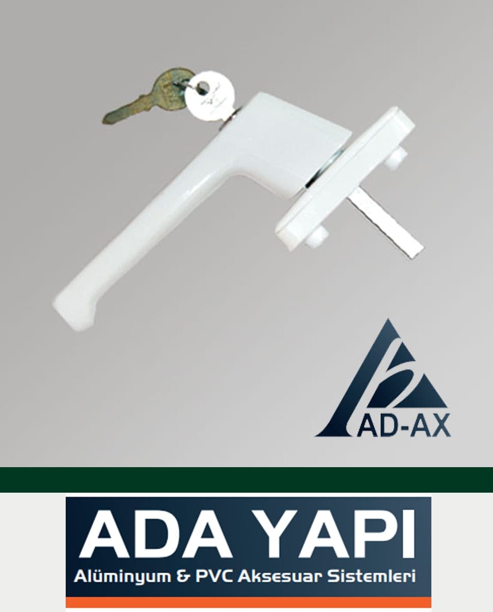 Alüminyun Pencere Kol Tekli Kilitli